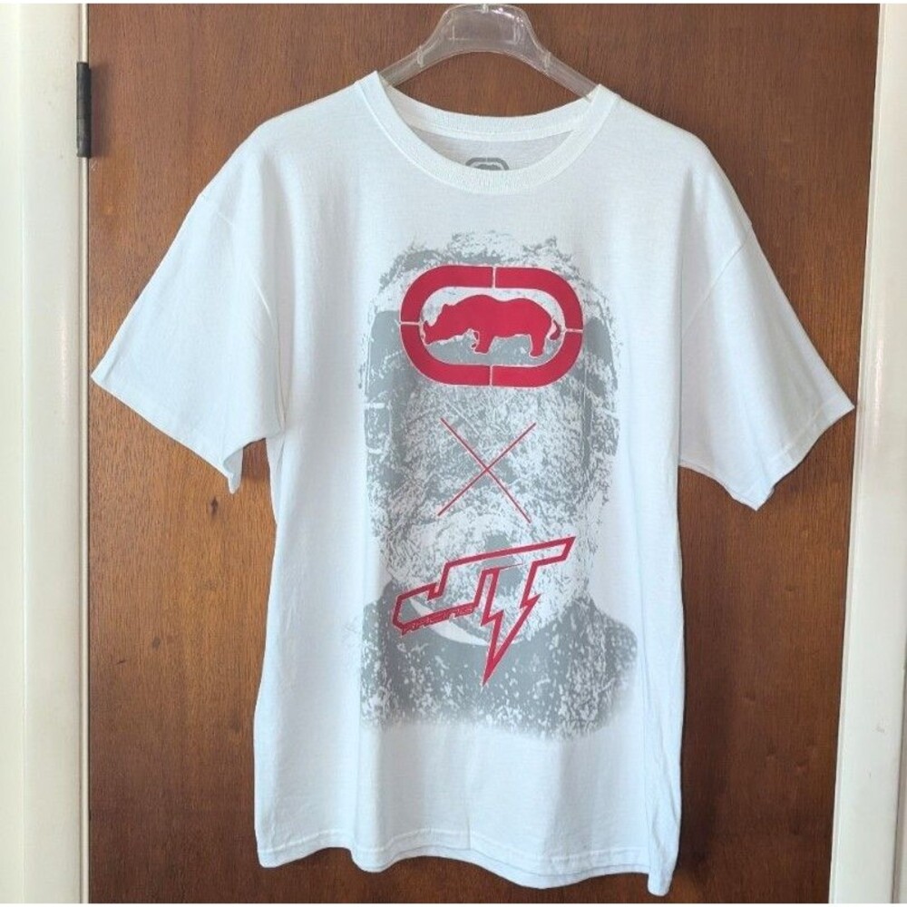 Ecko Unltd X JT Racing Graphic Print T-shirt Mens Size Large NEW!